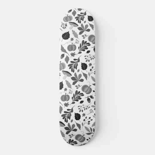 Schönes Herbstmuster 1 Skateboard (Vorderseite)