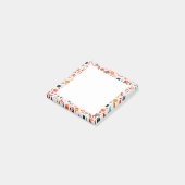 Schönes Herbstmuster 3 Post-it Klebezettel (angewinkelt)