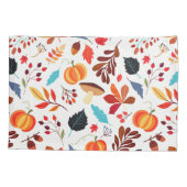 Schönes Herbstmuster Kissenbezug (Rückseite)