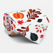 Schönes Herbstmuster - Krawatte (Gerollt)