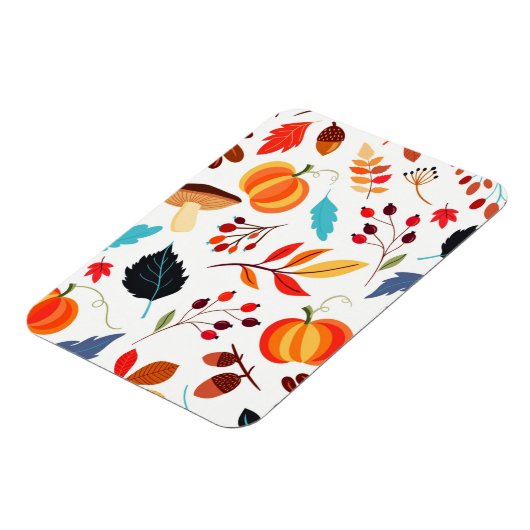 Schönes Herbstmuster Magnet (Linke Seite)