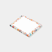 Schönes Herbstmuster - Post-it Klebezettel (angewinkelt)