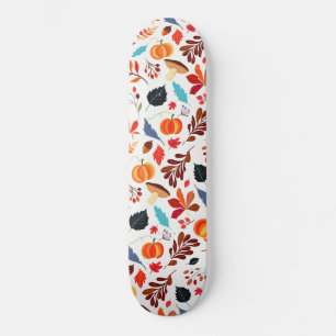 Schönes Herbstmuster - Skateboard