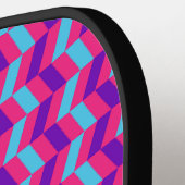Schönes Herringbone Gym Pink Pickleball Paddle (Linke Seite)