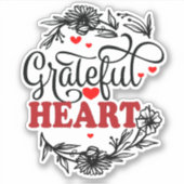 SCHÖNES HERZ AUFKLEBER (Vorderseite)