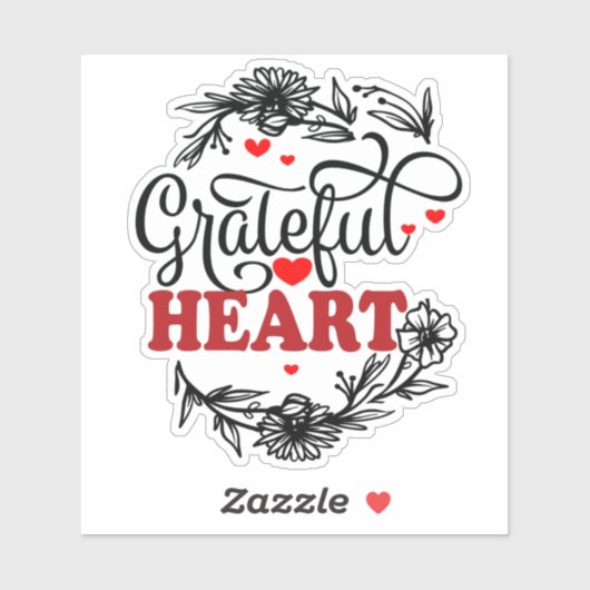 SCHÖNES HERZ AUFKLEBER (Blatt)