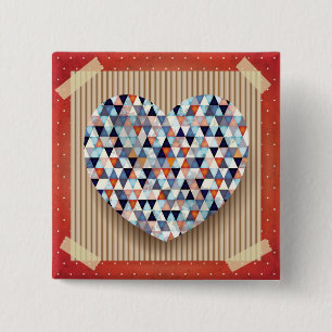 Schönes Herz Button