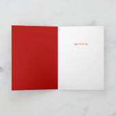 Schönes Herz Foto Valentine Tageskarte Karte (Innenseite)