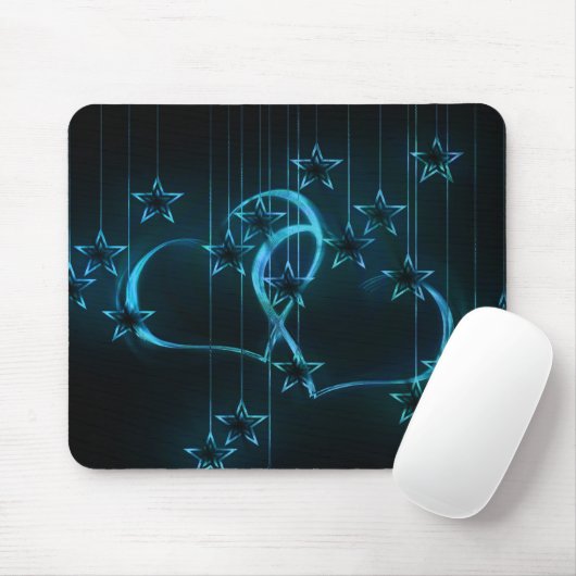 Schönes Herz und Star Mousepad (Mit Mouse)