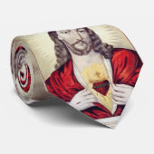 SCHÖNES HERZ VON JESUS KRAWATTE (Gerollt)