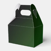 Schönes, herzförmiges Wassertropfen auf der linken Geschenkschachtel (Rückseite)