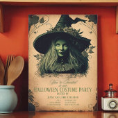 Schönes HexenHalloween-Einladung zweiseitig Einladung