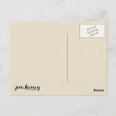 Schönes Hexenmalerei Halloween Postkarte (Rückseite)