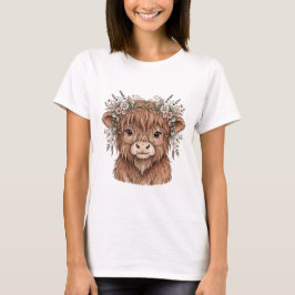 Schönes Highland-Rind T-Shirt