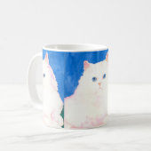 Schönes Himalajakätzchen Kaffeetasse (Vorderseite Links)