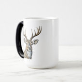 Schönes Hirsch mit Antlern Verwandlungstasse (Vorderseite Links)