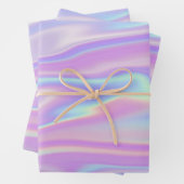 Schönes holografisches Wrapping Paper  Geschenkpapier Set (Beispiel)