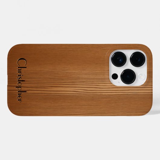 Schönes Holz - Holz Case-Mate iPhone Hülle (Rückseite (Horizontal))