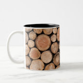 schönes Holz Zweifarbige Tasse (Links)