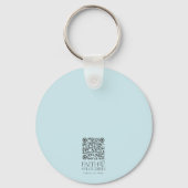 Schönes Holzkreuz Verse Personalisiert Schlüsselanhänger (Rückseite)