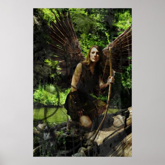 Schönes Holzpaods Fairy Poster (Vorne)