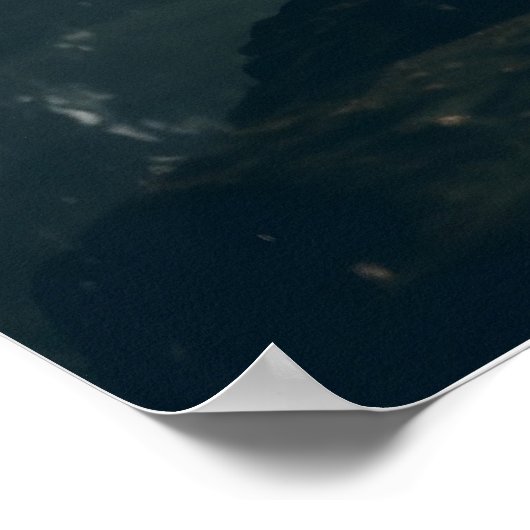 Schönes Horizon Hong Kong, Nachtstadt Poster (Ecke)