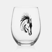 Schönes Horner Thermalweinglas Weinglas Ohne Stiel (Rückseite)