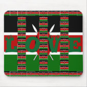 Schönes Hübsches, einzigartig schwarzes Grün Mousepad (Vorne)