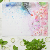Schönes Hummingbird Floral Kitchtuch Geschirrtuch (Gefaltet)