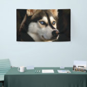 Schönes Husky Throw Kissen Banner (Messeveranstaltung)