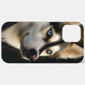 Schönes Husky Throw Kissen Case-Mate iPhone Hülle (Rückseite (Horizontal))