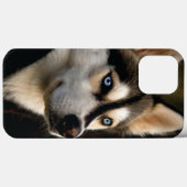 Schönes Husky Throw Kissen Case-Mate iPhone Hülle (Rückseite (Horizontal))