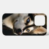 Schönes Husky Throw Kissen Case-Mate iPhone Hülle (Rückseite (Horizontal))