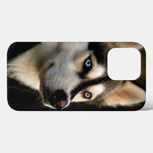 Schönes Husky Throw Kissen Case-Mate iPhone Hülle (Rückseite (Horizontal))