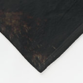 Schönes Husky Throw Kissen Fleecedecke (Ecke)