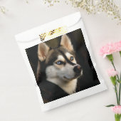 Schönes Husky Throw Kissen Geschenktütchen (Versiegelt)