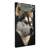 Schönes Husky Throw Kissen Mini Klemmbrett (Schrägansicht)