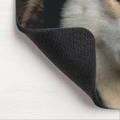 Schönes Husky Throw Kissen Mousepad (Ecke)
