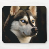 Schönes Husky Throw Kissen Mousepad (Vorne)