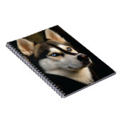 Schönes Husky Throw Kissen Notizblock (Rechte Seite)