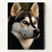 Schönes Husky Throw Kissen Notizblock (Rückseite)
