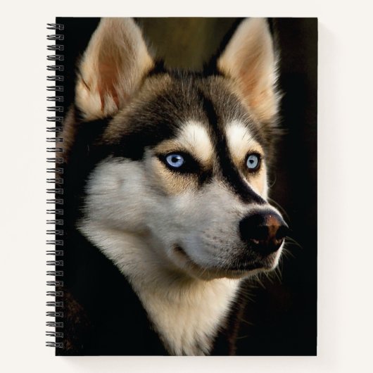Schönes Husky Throw Kissen Notizblock (Vorderseite)