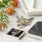 Schönes Husky Throw Kissen Schlüsselanhänger (Seite)