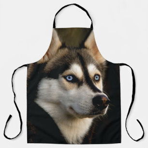 Schönes Husky Throw Kissen Schürze