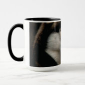 Schönes Husky Throw Kissen Tasse (Links)