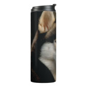 Schönes Husky Throw Kissen Thermosbecher (Nach links gedreht)