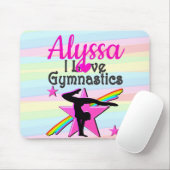 SCHÖNES I LIEBE GYMNASTICS-DESIGN MOUSEPAD (Mit Mouse)
