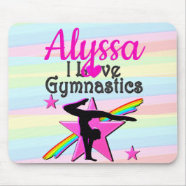 SCHÖNES I LIEBE GYMNASTICS-DESIGN MOUSEPAD