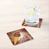 Schönes Ice Creme Cone Untersetzer Set (Vor Ort)
