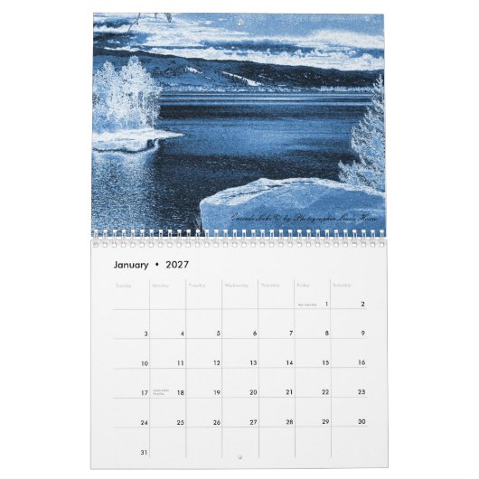 Schönes Idaho Kalender (Jan 2027)